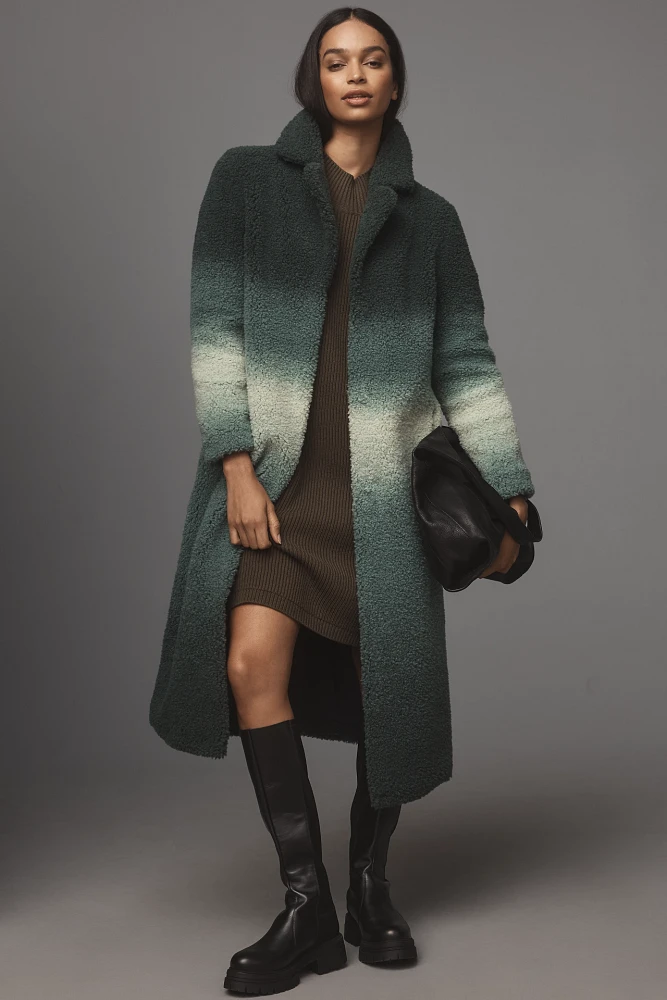 Unreal Fur La Lune Faux-Shearling Ombre Coat