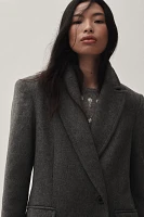 By Anthropologie Wool-Blend Topcoat