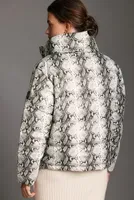 Noize Jozy Python-Printed Puffer Jacket