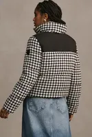 Noize Augusta Plaid Puffer Jacket