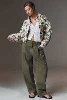 By Anthropologie Cropped Bomber Jacket