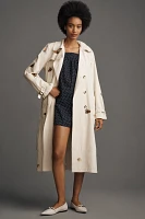 Maeve Embroidered Trench Coat