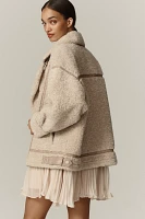 Lamarque Badu Oversized Sherpa Jacket