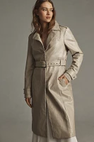 Lamarque Katija Convertible Faux-Leather Trench Coat