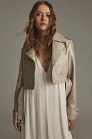 Lamarque Katija Convertible Faux-Leather Trench Coat