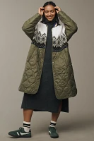 The Tierney Fairisle Mixed Coat