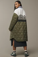 The Tierney Fairisle Mixed Coat