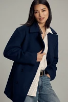 Maeve Double-Breasted Wool-Blend Coat