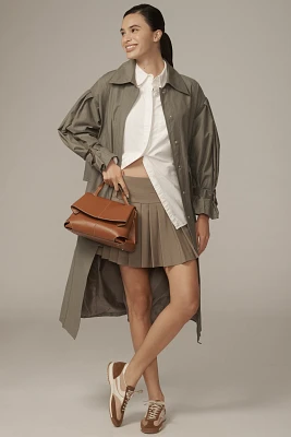 By Anthropologie Belted Trench Coat