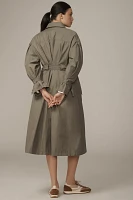 By Anthropologie Belted Trench Coat