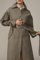 By Anthropologie Belted Trench Coat