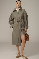 By Anthropologie Belted Trench Coat