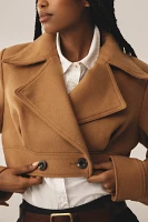 Maeve Ultra Cropped Trench Coat