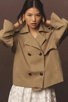 Farm Rio Short Trench Coat