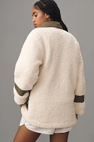 Pilcro Mixed Sherpa Anorak Jacket