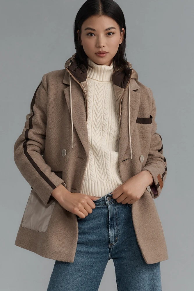 Scotch & Soda Nissa Hooded Colorblock Coat