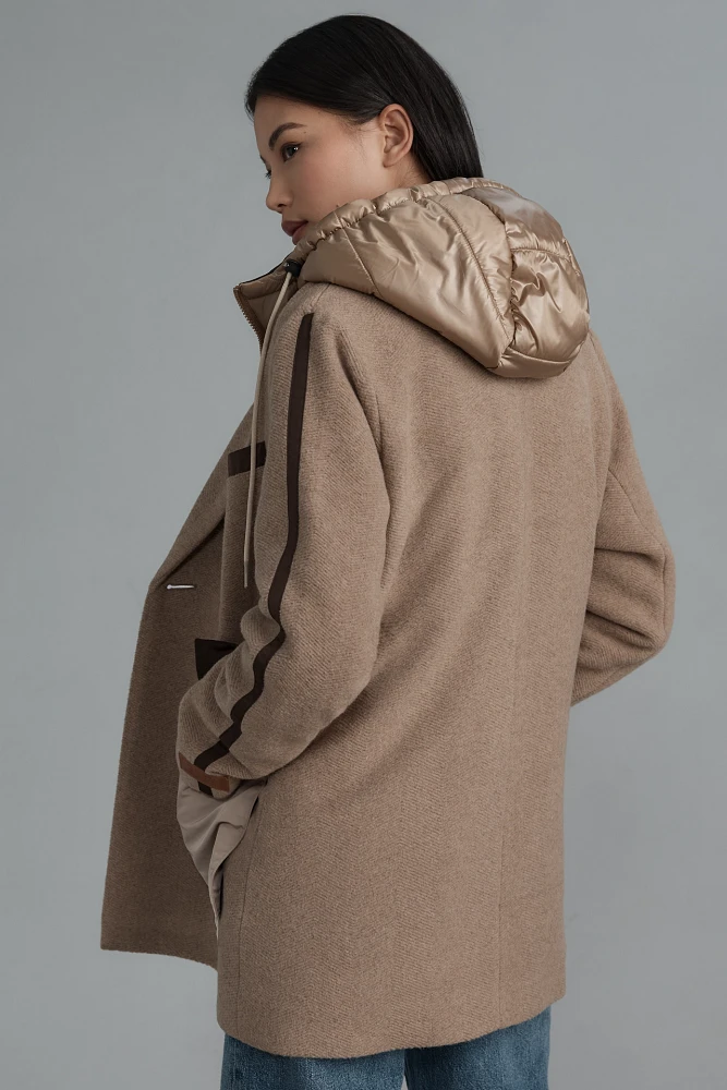 Scotch & Soda Nissa Hooded Colorblock Coat