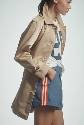 Ellen Tracy Belted Trench Coat