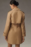 Ellen Tracy Belted Trench Coat