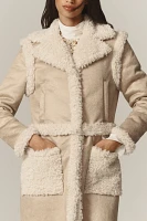 NVLT 4-in-1 Convertible Faux-Shearling Coat