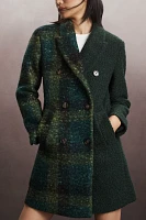 NVLT Flat Bouclé Mixed Media Coat