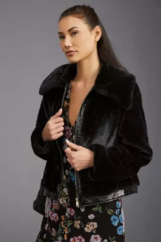 Maeve Faux Fur Jacket
