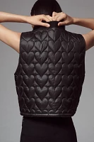 Maeve Heart Quilted Vest