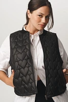 Maeve Heart Quilted Vest