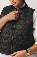 Maeve Heart Quilted Vest