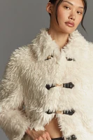 By Anthropologie Toggle Sherpa Jacket