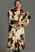 By Anthropologie Long Shaggy Coat