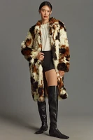 By Anthropologie Long Shaggy Coat