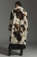 By Anthropologie Long Shaggy Coat