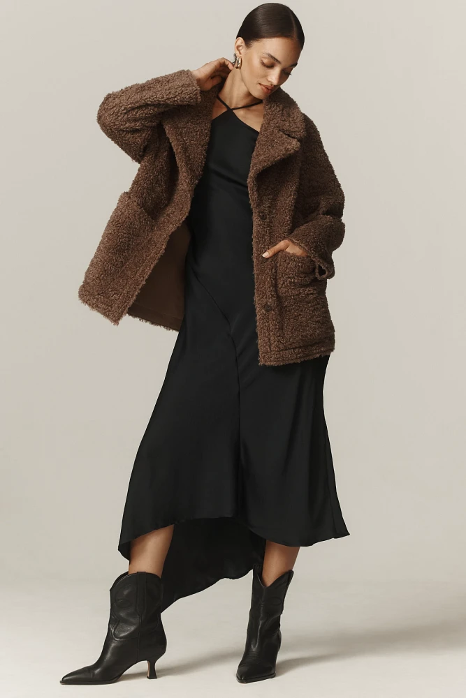 Pilcro Reversible Faux-Shearling Coat