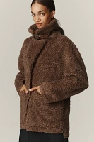 Pilcro Reversible Faux-Shearling Coat