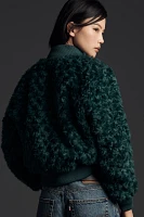 By Anthropologie Curly Faux-Fur Jacket