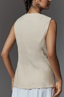 rag & bone Slade Linen Blend Vest