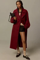 By Anthropologie Wool Blend Oversized Coat