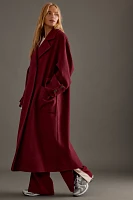 By Anthropologie Wool Blend Oversized Coat