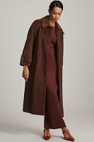 By Anthropologie Textured Maxi Coat