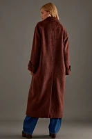 By Anthropologie Textured Maxi Coat