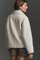 By Anthropologie Bouclé Short Coat