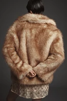 STAND STUDIO Janice Faux-Fur Jacket