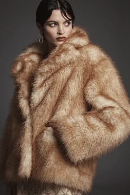 STAND STUDIO Janice Faux-Fur Jacket