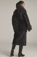 STAND STUDIO Becky Longline Sherpa Coat