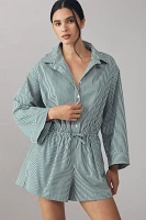 Faithfull Long-Sleeve Collared Romper