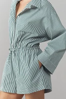 Faithfull Long-Sleeve Collared Romper