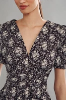 The Katerina Button-Front Romper