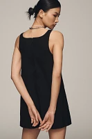 Maeve Sleeveless Square-Neck Shift Romper