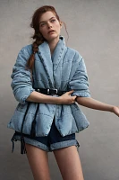 KIVARI Elena Denim Playsuit